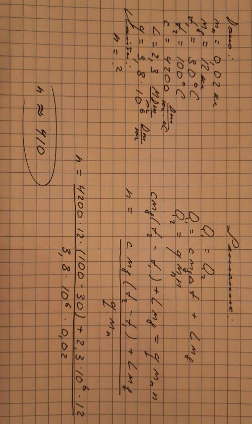 Сколько пороховых петард массой 20 г необходимо сжечь для нагревания 12 литров воды с 30 градусов и