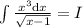 \int \frac{x^3\mathrm{d}x}{\sqrt{x-1}} = I