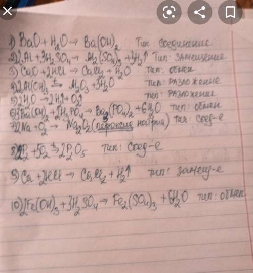 Напишите уравнения реакций.гидроксид железа 3- вода-гидроксид бария-натрий барий​