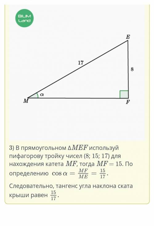 Тригонометрические функции острого угла в прямоугольном треугольникеВоздушный змей имеет форму дельт