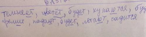 3 Спишите текст, вставляя пропущенные буквы в личных окончаниях гла-голов. Укажите спряжение.Образец