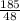 \frac{185}{48}