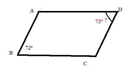 Кут АВС дорівнює 72º. Із точок А і С усередині кута проведено промені, які паралельні сторонам кута