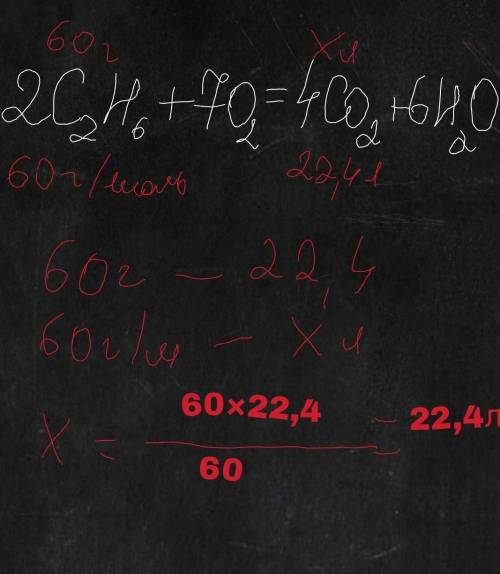 1. Найдите количество окиси углерода, образовавшееся при сгорании 60 г этана?​