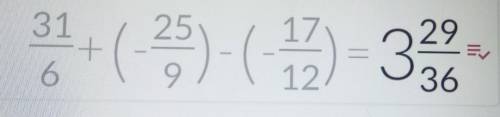 3 1/6+ (-2 5/9)-(-1 7/12)=?​