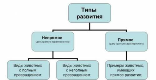 Примеры эмбрионального и постэмбрионального развития​