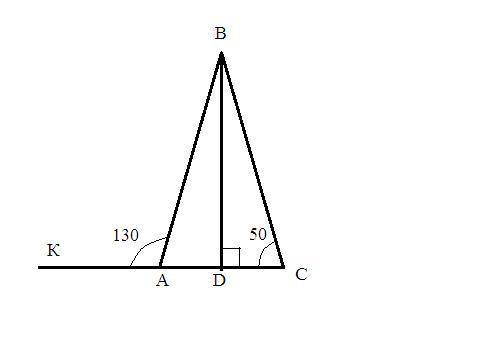 В равнобедренном треугольнике АВС с основанием АС проведена медиана BD. Найдите градусные меры углов
