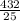 \frac{432}{25}