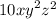 {10xy}^{2} {z}^{2}