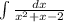 \int\limits \frac{dx}{ {x}^{2} + x - 2 }