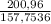 \frac{200,96}{157,7536}