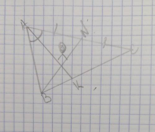 В треугольнике ABC биссектриса AK перпендикулярна медиане BM. Найдите периметр треугольника ABC,если