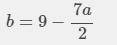 Выразите переменную B через переменную A выражение 7а+2б