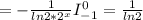 =-\frac{1}{ln2*2^x} I_{-1}^0=\frac{1}{ln2}