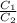 \frac{C_1}{C_2}