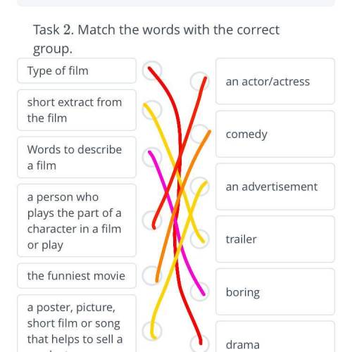 Which the words with the correct group