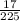 \frac{17}{225}