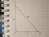 Найдите периметр прямоугольного треугольника ABC, если AB равно 34 см, AC равно 16 смС объяснением