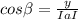 cos\beta = \frac{y}{IaI}