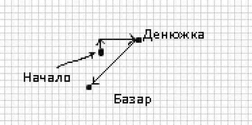 В солнечный день гуляла муха по полю. Первые 10 с шла со скоростью 1 см/с на север. Затем повернула