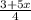 \frac{3+5x}{4}