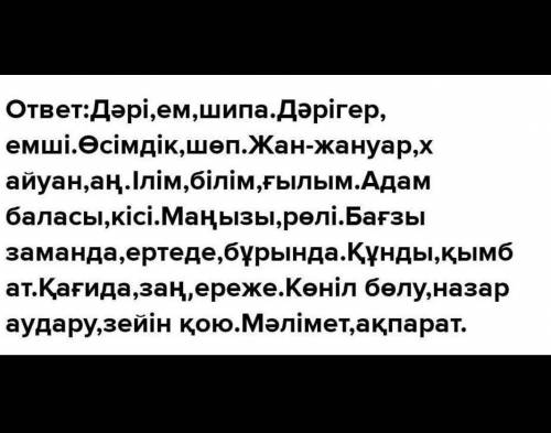 Сөздер мен сөз тіркестерінің синонимдерін айтыңдар. Айбарлы халық-Азаттық жолында - Бодандыққа түсу