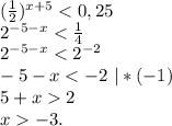 (\frac{1}{2})^{x+5}