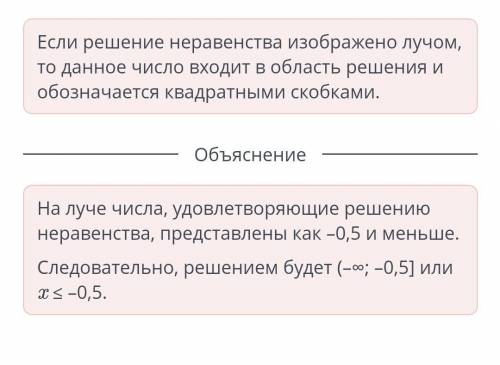 Найди решение, соответствующее данному рисунку. BILIMLandх— 0,5Верных ответов: 2х? -0,5(-0,5; +oo)(-