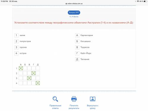 Вопрос №1 ? Крайняя северная точка Австралии: А)мыс Байрон Б)мыс Юго-Восточный В)мыс Йорк Г)мыс Сти