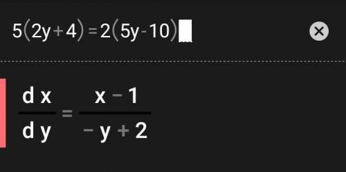 Решите уравнение: 1) 15(х+2)-80-12х 2)5(2у-4)=2(5у-10)