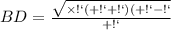 BD= \frac{ \sqrt{ АВ \times ВС(АВ +ВС + АС)( АВ + ВС -АС }}{АВ + ВС}