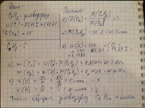 с задачей,вроде не сложная,много Неизвестное органическое вещество содержит 85,71% углерода по массе