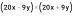 Разложите на множители: x ^ 12+27y^3x+y^3-x+y^2+x+y400x^2-81y^2x+y^2+5x+5y