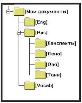 Составьте схему которая продемонстрирует хронение файлов на диске​