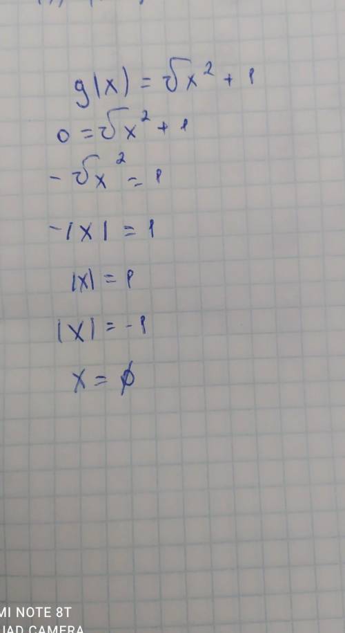 найти производную :g(x)=√x²+1