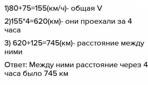 Реши задачу. 680 км/ч, а другого -75 км/ч,ТВОРЧЕСКАЯ РАБОТАИз двух городов, расстояние между которым