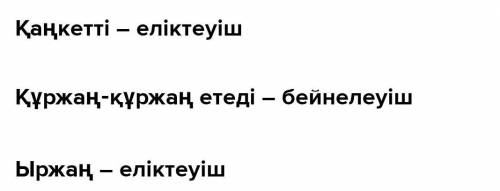 Од Абай өлеңдерінен берілген үзінділерден еліктеу сөздерді тауып, қай түріне жататынынажыратыңдар.1.