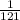 \frac{1}{121}