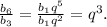 \frac{b_6}{b_3}=\frac{b_1q^5}{b_1q^2}=q^3.