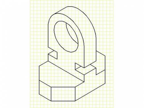 инженерная графика построить изометрию ​