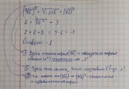 Найди значение выражения (2–√3)3+−216−−−−√3+(3–√)2