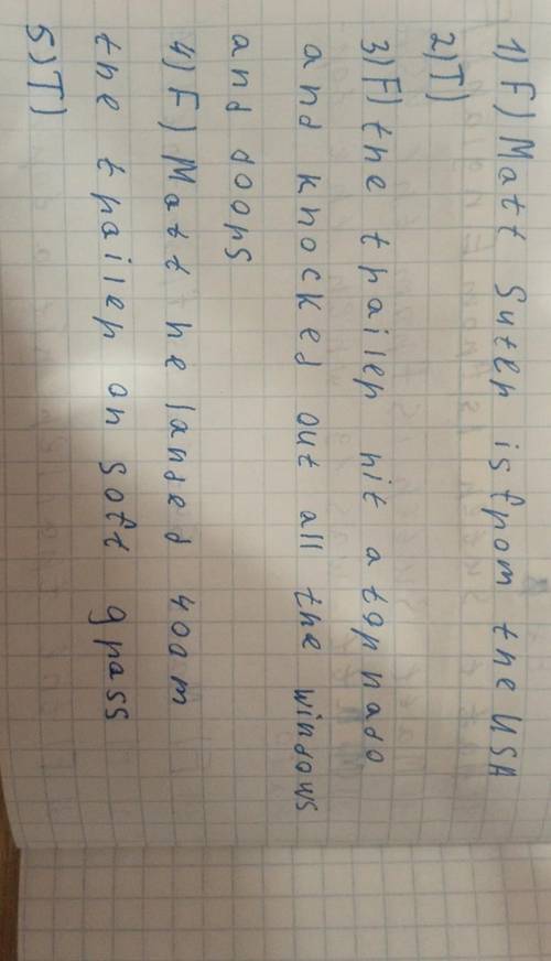 Ex 4 Read the text again. Are these sentences true (T) or false (F)? Correct the false sentences.​