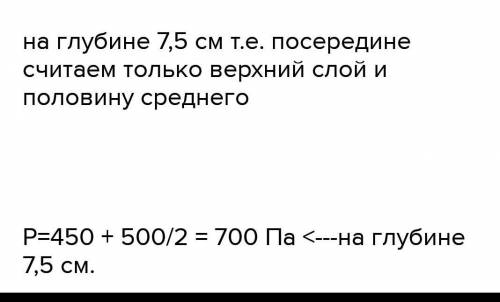 Задание 1 В стеклянном сосуде находится один над другим три слоя несмешивающихся жидкостей: бензина,