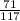 \frac{71}{117}