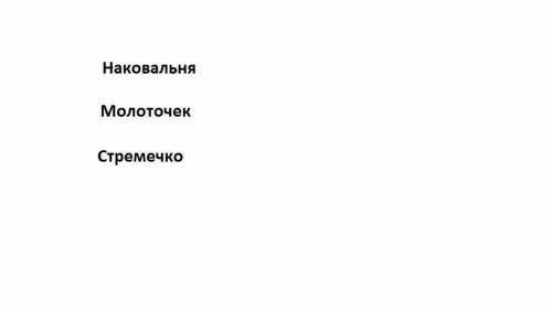 Что расположено в средней части уха? A. молоточекB. лабиринтC. слуховой проходD. наковальняE. вестиб