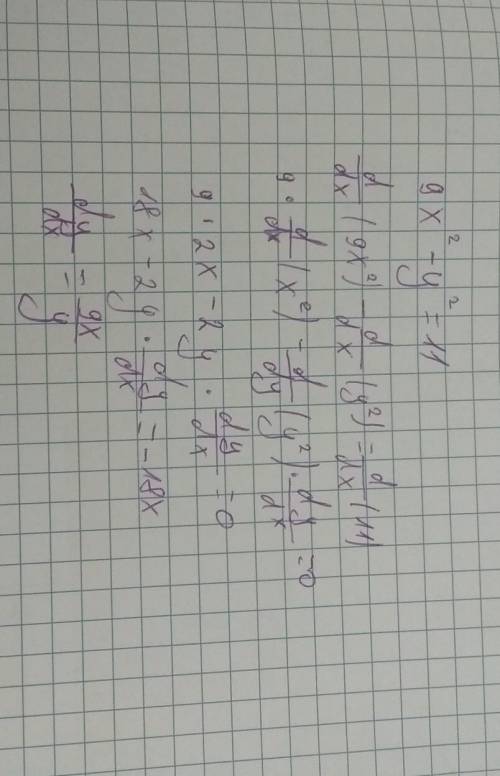 9x^2-y^2=11 Знайдіть цілі розв‘язки рівняння