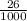 \frac{26}{1000}