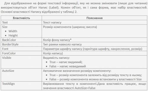 Команда зміни кольору в тексту на кнопці та як змінити розмір и шрифт тексту на об'єкті ”напис ІВ ​