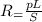 R_ = \frac{pL}{S}