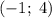 \left(-1;\;4\right)